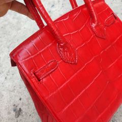 [TÚI DỰ TIỆC] Túi xách nữ Da cá sấu màu đỏ đẹp cao cấp!