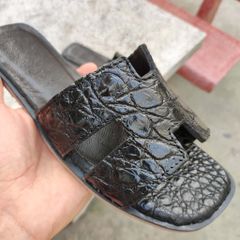 Dép nữ Da cá sấu. Mẫu độc quyền tại Ovenis!