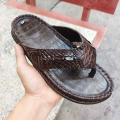 [DÉP KẸP ĐẾ CAO] Da cá sấu trơn mềm dễ mang!
