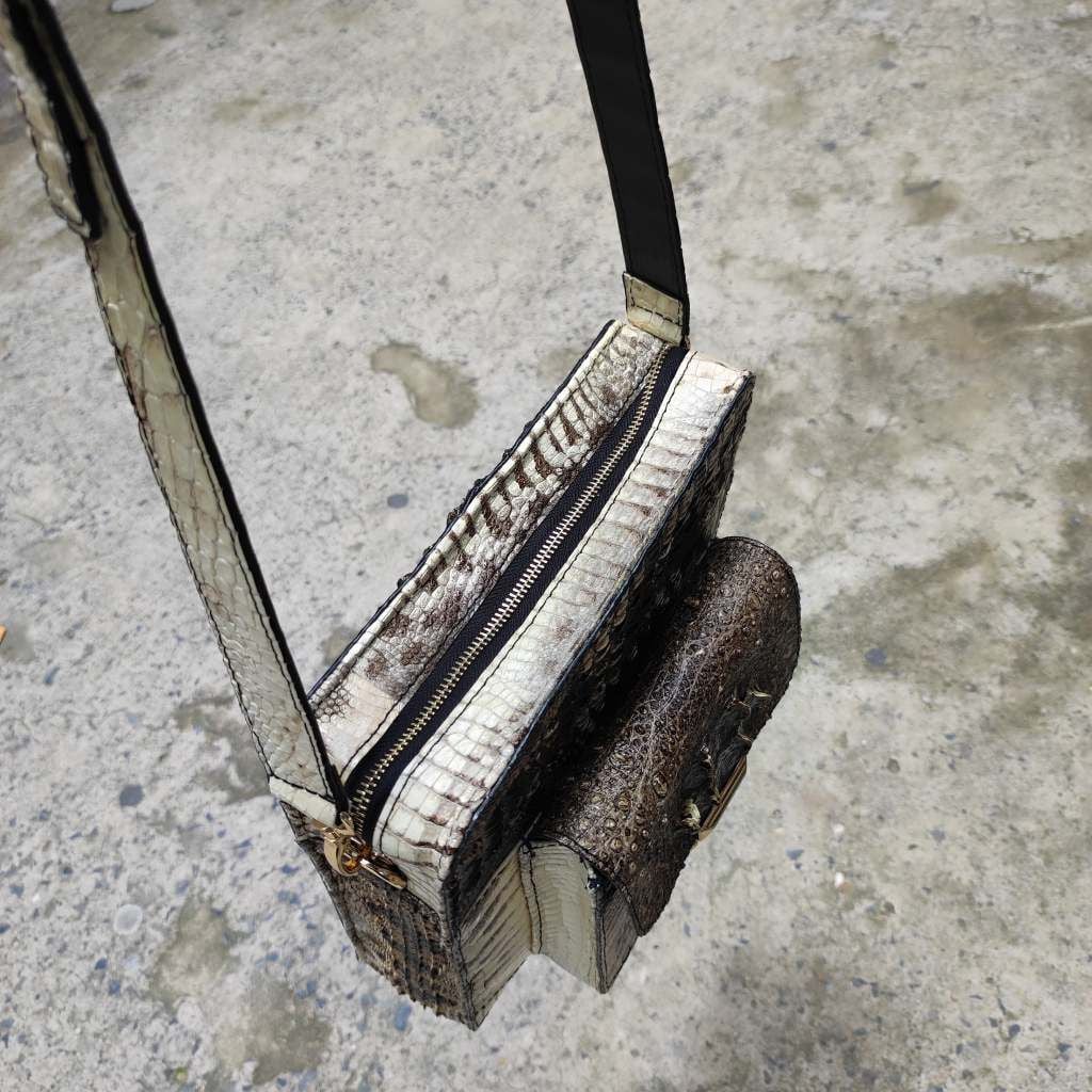 Túi đeo cá sấu nguyên thủy ĐẸP - CHẤT độc quyền tại Ovenis!