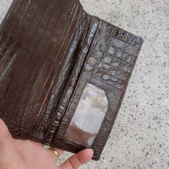 Ví gập 2 phiên bản ĐẶC BIỆT Full da cá sấu trong ngoài!