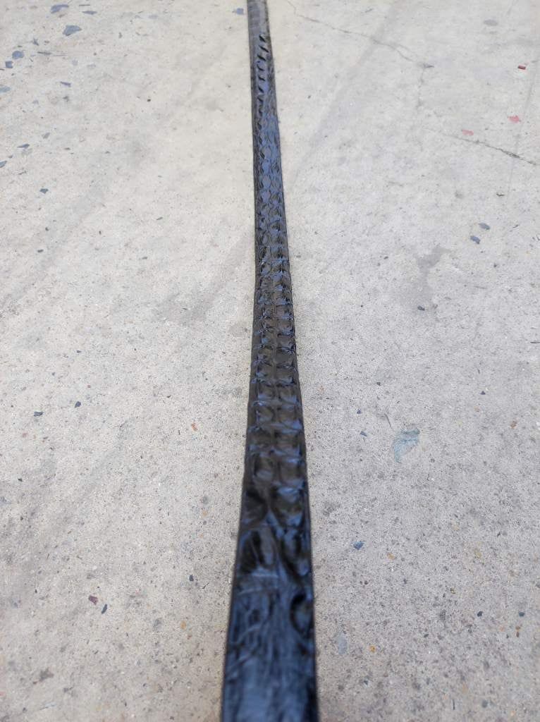 Thắt lưng nữ Da cá sấu liền. Đầu khóa kim đục lỗ!