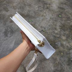 [ĐẶC BIỆT...] Kẹp nách Da Bụng Cá Sấu bạch tạng. Phiên bản có khóa số bảo mật!
