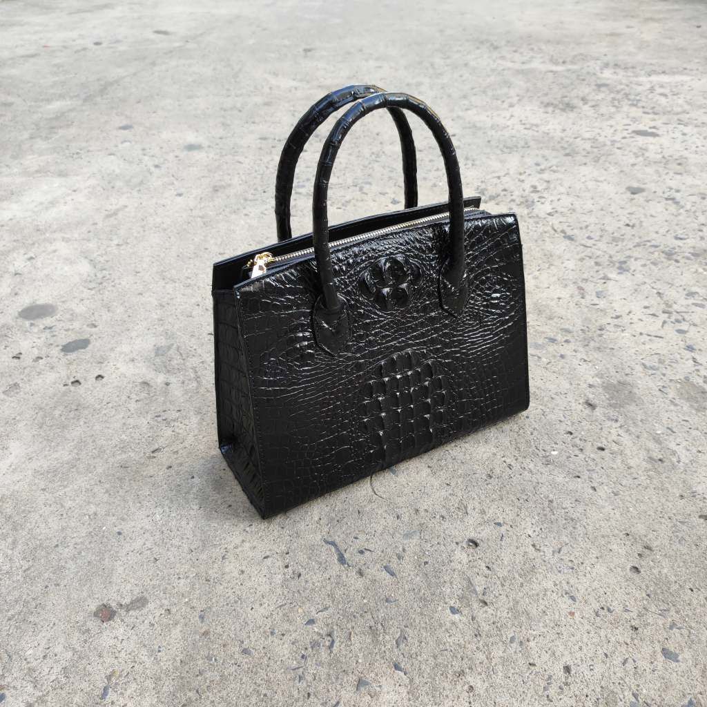 Túi xách nữ Da cá sấu làm thủ công. Size lớn 30cm!
