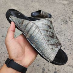 [ĐẸP CHẤT THÔ SƠ MỘC MẠC] Dép da cá sấu nguyên thủy không thuộc màu!