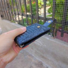 Ví da cá sấu KẸP TIỀN 8.5*11.5 cm. Gù gai cá sấu nhỏ rất đẹp!
