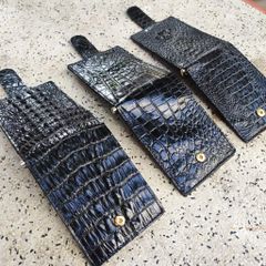 Ví KẸP TIỀN size nhỏ 8.5*11.5 cm. Da bụng cá sấu mềm mịn!