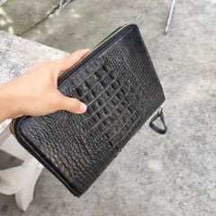 Kẹp nách Cá sấu Size lớn 2 khóa. Đựng siêu nhiều đồ!