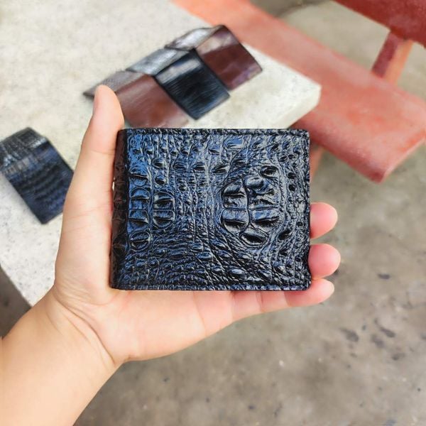 Ví MINI da cá sấu 2 mặt. Kích thước 10.5*8.5 cm