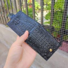 Ví da cá sấu KẸP TIỀN 8.5*11.5 cm. Gù gai cá sấu nhỏ rất đẹp!