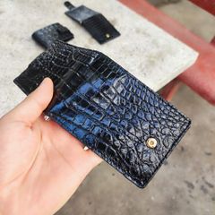 Ví KẸP TIỀN size nhỏ 8.5*11.5 cm. Da bụng cá sấu mềm mịn!