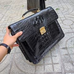 Cặp xách doanh nhân Size lớn có dây đeo. KHÓA 3 SỐ bảo mật!