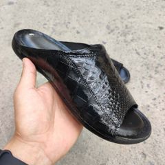 Dép da cá sấu. Phiên bản phù hợp người trung và lớn tuổi!