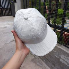 Nón Mũ da cá sấu BẠCH TẠNG. Da bụng mang rất bền!