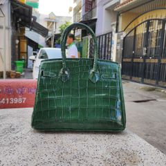 Túi xách cá sấu nữ phiên bản Dự tiệc siêu sang. Size lớn 30cm!