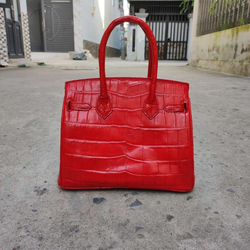 [TÚI DỰ TIỆC] Túi xách nữ Da cá sấu màu đỏ đẹp cao cấp!