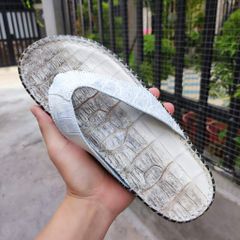 [DÉP KẸP ĐẾ CAO] Full Da cá sấu bạch tạng himalaya!