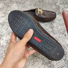 Giày sapo nữ. Da bắp cá sấu có vân đẹp linh hoạt!