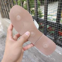Dép ngang Nữ da cá sấu bạch tạng hiếm!