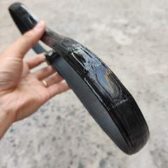 Dây lưng cá sấu cho nữ. Da bụng trơn liền tấm, đầu khóa kim cổ điển!