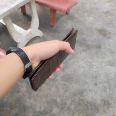 Ví gập 2 phiên bản ĐẶC BIỆT Full da cá sấu trong ngoài!
