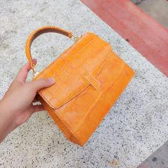 Túi xách nữ Da bụng cá sấu siêu đẹp. Phiên bản có dây đeo!