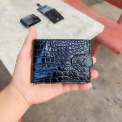 Ví KẸP TIỀN size nhỏ 8.5*11.5 cm. Da bụng cá sấu mềm mịn!