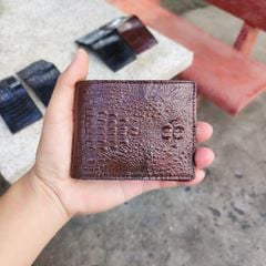 Ví MINI da cá sấu 2 mặt nguyên con. Size 10.5*8.5 cm
