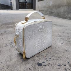 Cặp nam cá sấu bạch tạng PHIÊN BẢN HÌNH HỘP nam tính. Size tầm trung dễ dùng!