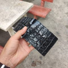 Ví cá sấu 2 mặt Size NHỎ 10.5*8.5 cm. Gai đuôi cá sấu rất bền!