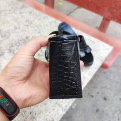 Dép Nữ gót siêu cao 10cm. Full da cá sấu trừ lót lòng chân!