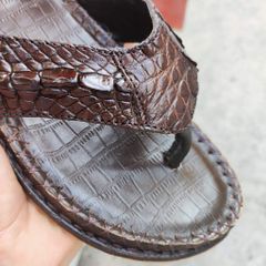 [DÉP KẸP ĐẾ CAO] Da cá sấu trơn mềm dễ mang!