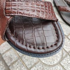 Dép sandal Da cá sấu đẹp lịch sự - Rất phù hợp người lớn tuổi!