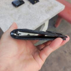 Ví KẸP TIỀN size nhỏ 8.5*11.5 cm. Da bụng cá sấu mềm mịn!