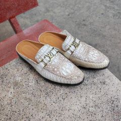 Giày sục Gù cá sấu BẠCH TẠNG nhìn là mê!