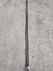 Thắt Lưng Cá Sấu [DÂY LIỀN NGUYÊN CON] Đan Viền Thủ Công Đẹp Bền Bỉ - TS131B (Mặt trắng)