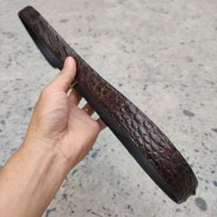 Dây liền. Thắt lưng nữ Da cá sấu siêu bền. [MẶT KHÓA THƯƠNG HIỆU]