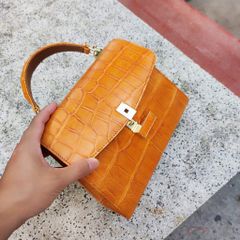 Túi xách nữ Da bụng cá sấu siêu đẹp. Phiên bản có dây đeo!