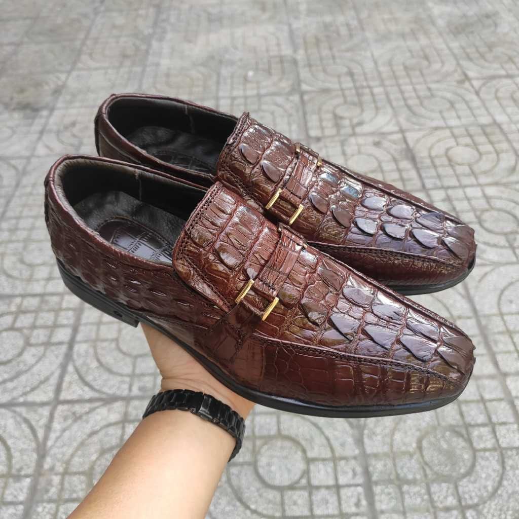 Giày cá sấu Vây đuôi. Đế cao su thoải mái cho cuộc sống năng động!
