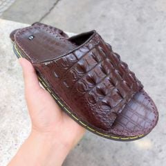 Dép quai ngang bản bự. Gai lưng cá sấu siêu đẹp. Đế cao 4cm!