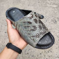 [ĐẸP CHẤT THÔ SƠ MỘC MẠC] Dép da cá sấu nguyên thủy không thuộc màu!