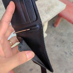 Ví KẸP TIỀN size nhỏ 8.5*11.5 cm. Da bụng cá sấu mềm mịn!