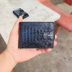 Ví da cá sấu KẸP TIỀN 8.5*11.5 cm. Gù gai cá sấu nhỏ rất đẹp!