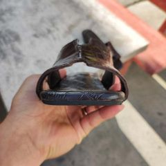 Dép nữ da Bụng cá sấu. Gót cao vừa!