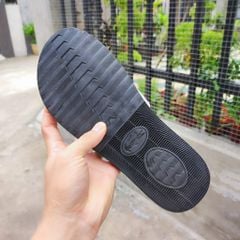 Dép ngang da bụng cá sấu BẠCH TẠNG lớn siêu bền!