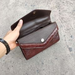 Cầm tay kiêm túi đeo Nữ da bụng cá sấu đẹp mịn màng!