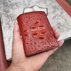 Siêu Phẩm Gù Cá Sấu Nguyên Con Dáng Đứng 2 Mặt Nâu Đỏ VS21DND