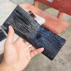 Ví MINI 2 mặt da cá sấu trơn. Size 10.5*8.5 cm gọn nhẹ
