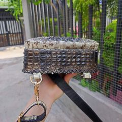 Túi đeo chéo da cá sấu NGUYÊN THỦY đẹp ĐÚNG CHẤT!