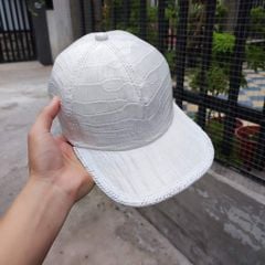 Nón Mũ da cá sấu BẠCH TẠNG. Da bụng mang rất bền!